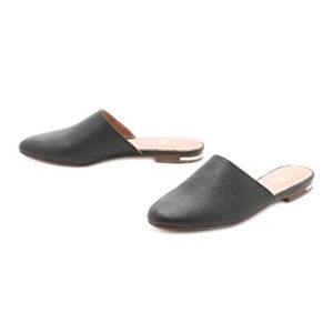 Yosi Samra Parker Black Leather Flats